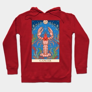 Zodiac sign tarot card Cancer Hoodie